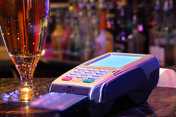 Image showing  Paying Drink With Credit Card