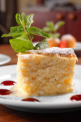 Image showing Delicious hungarian dessert closeup