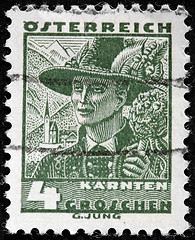 Image showing Carinthia Man Stamp