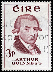 Image showing Arthur Guinness Stamp