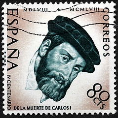 Image showing Charles V Stamp