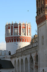 Image showing Novodevechy monastery tower in Moscow