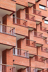 Image showing Red brick house