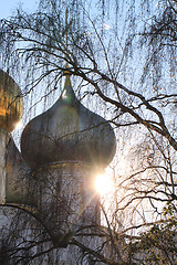 Image showing The dome of the Church of the Novodevichy Convent