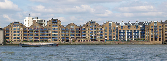 Image showing London docks