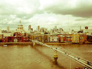 Image showing Retro looking Saint Paul, UK