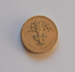 Image showing British pound coin