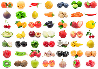 Image showing Fruits and Vegetables