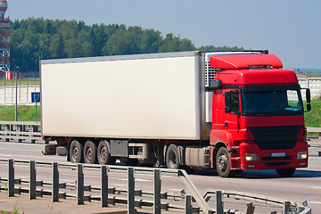 Image showing Truck on highway