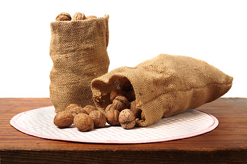 Image showing Walnuts on table