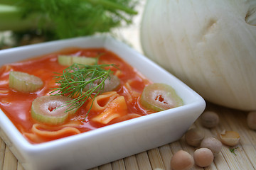 Image showing tomatensuppe