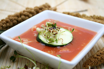 Image showing tomatensuppe