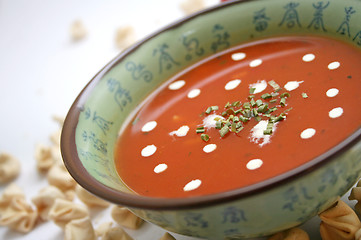 Image showing tomatensuppe