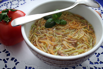 Image showing Nudelsuppe