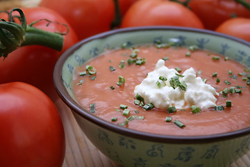 Image showing tomatensuppe