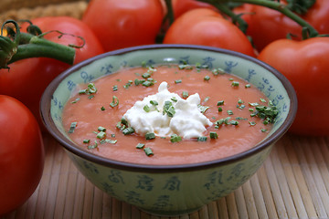 Image showing tomatensuppe