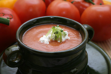 Image showing tomatensuppe