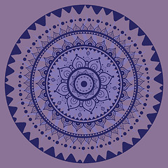 Image showing Mandala. Indian decorative pattern.