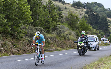 Image showing The Cyclist Enrico Gasparotto