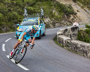 Image showing The Cyclist Francesco Gavazzi