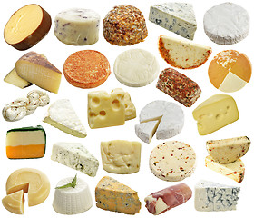 Image showing Cheese Collection