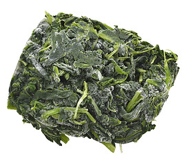Image showing Block Of Frozen Spinach