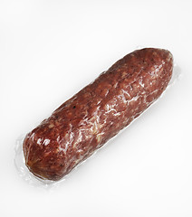 Image showing Salami  In Vacuum Package