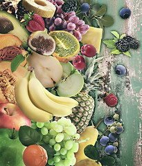 Image showing Fresh Fruits And Berries