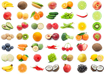 Image showing Fruits and Vegetables