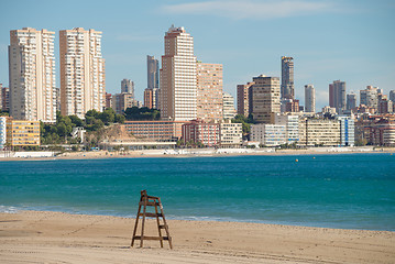 Image showing Benidorm beach