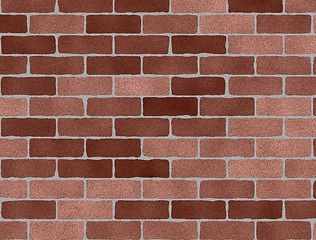 Image showing vintage brick wall