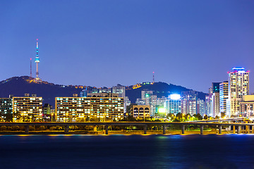 Image showing Seoul cityscape in South Korea