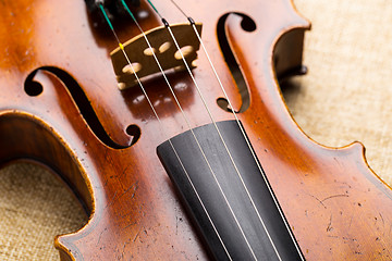 Image showing Western musical instrument, violin