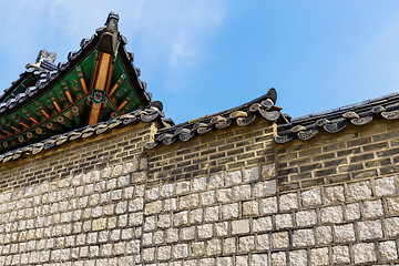 Image showing Traditional korean architecture