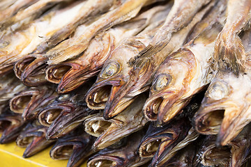 Image showing Dry salty fish