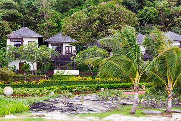 Image showing Wooden village in Thailand