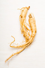 Image showing Ginseng over the white background