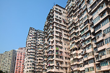 Image showing Overcrowded residential building