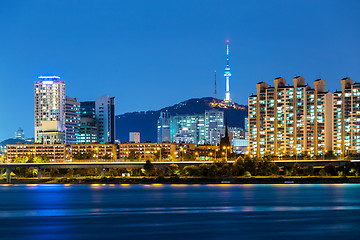 Image showing Seoul cityscape in South Korea