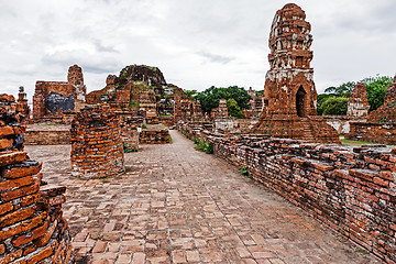 Image showing Historical architecture in Ayutthaya, Thailand