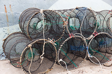 Image showing Traps for capture fisheries and seafood