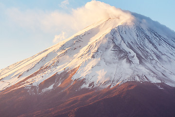 Image showing Mt. Fuji during sunrise