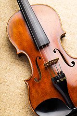 Image showing Violin close up