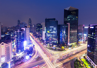 Image showing Gangnam District in Seoul city