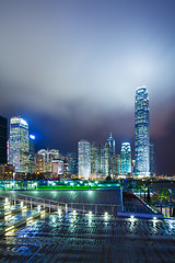 Image showing Hong Kong city at night