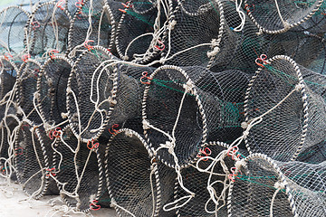 Image showing Traps for capture fisheries and seafood