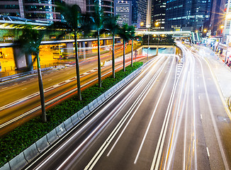 Image showing Busy traffic in Hong Kong