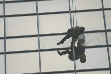 Image showing window washer