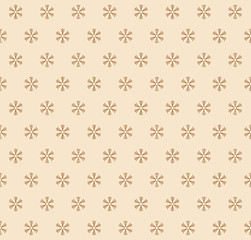 Image showing Debossed snowflake seamless pattern design 