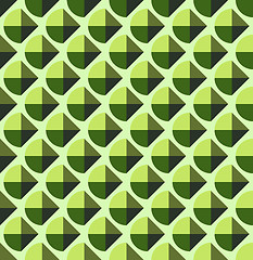 Image showing Seamless geometric pattern with colorful shapes